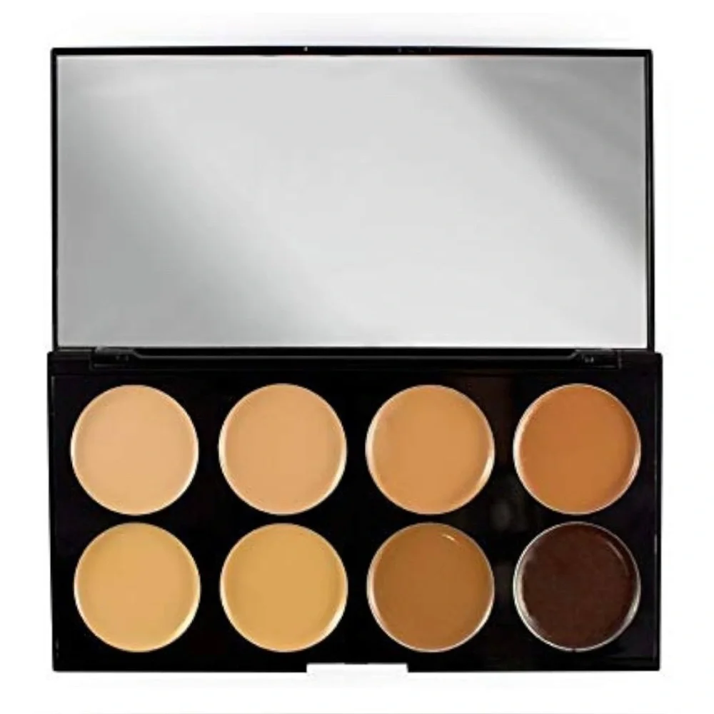 Revolution Cover & Conceal Palette - Blendable Cream Concealers Medium Dark NIB